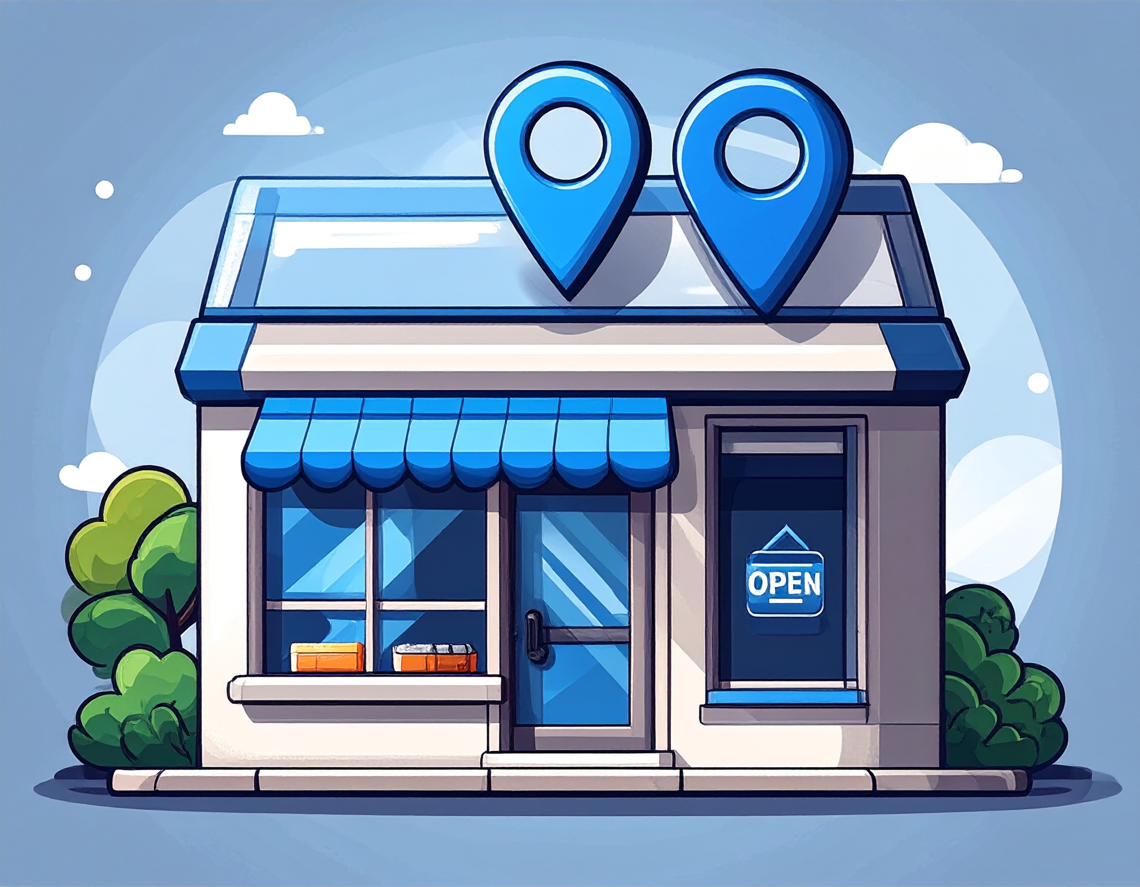 image commerçant pour référencement local